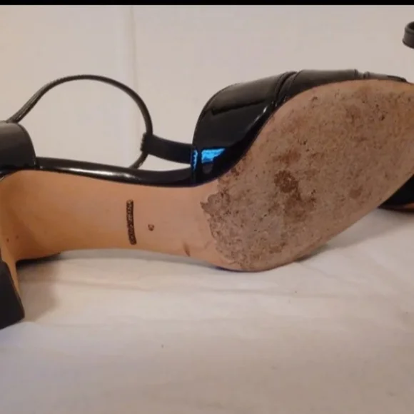 Dolce & gabbana patent t strap mid heel black size 40 - Picture 7 of 7